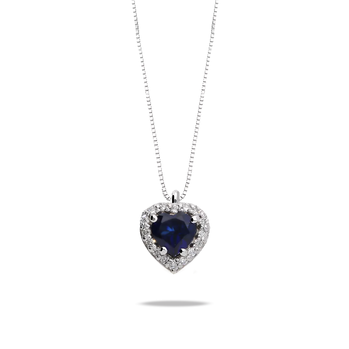 Gargantilla diamante oro 18 quilates LOVE SAPPHIRE