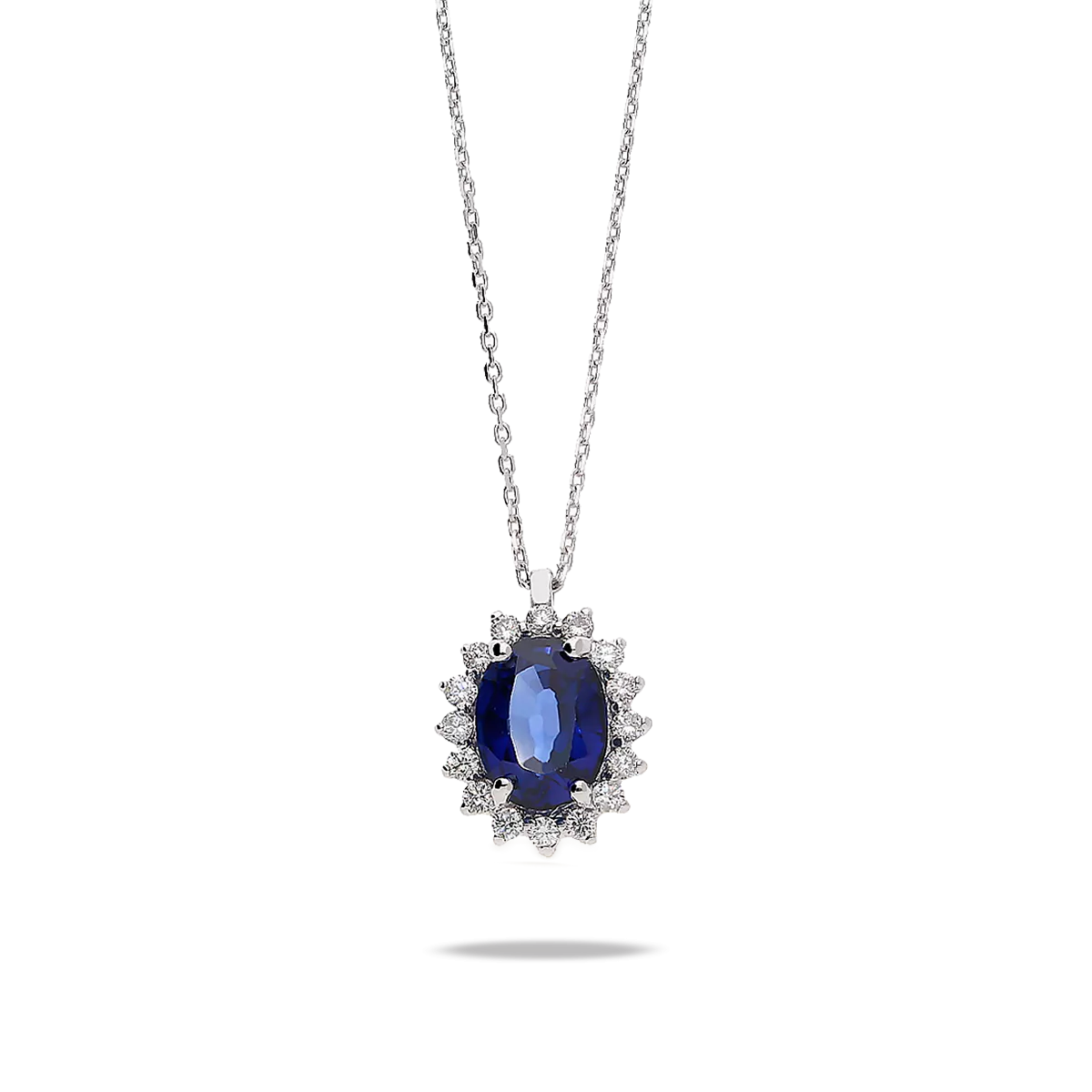 Gargantilla diamante oro 18 quilates IMPERIAL SAPPHIRE