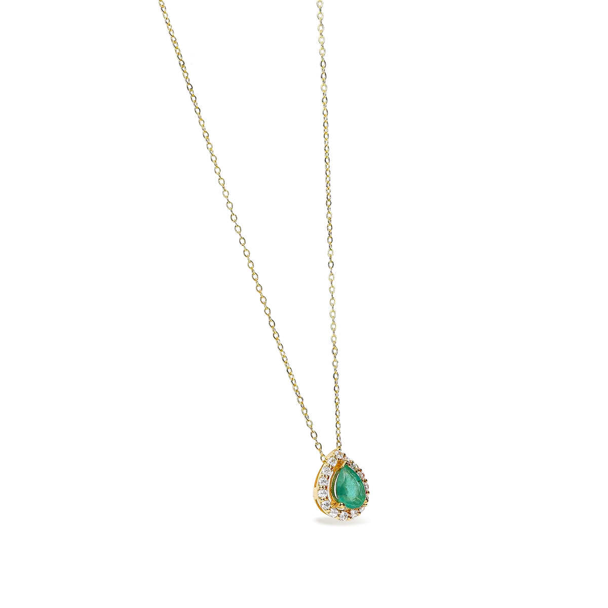 18k gold necklace TEAR