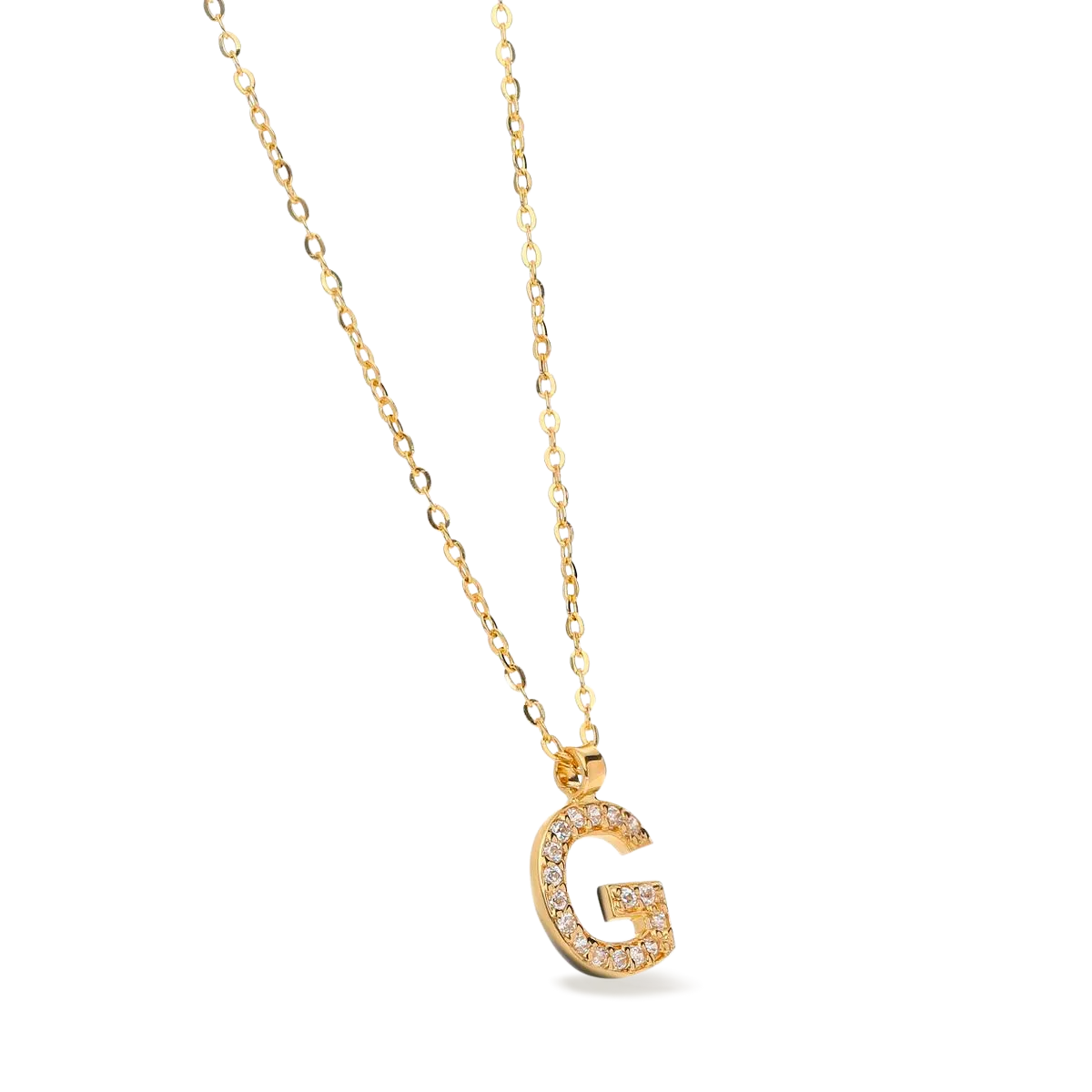 18k gold necklace ABECEDARY