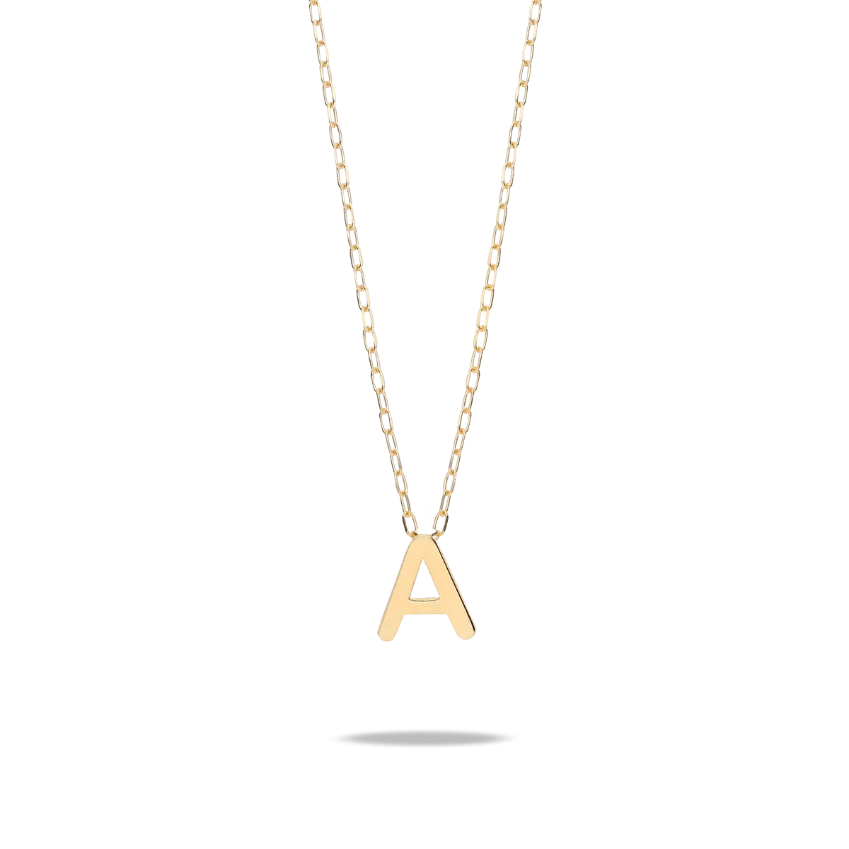 18k gold necklace MY LETTER