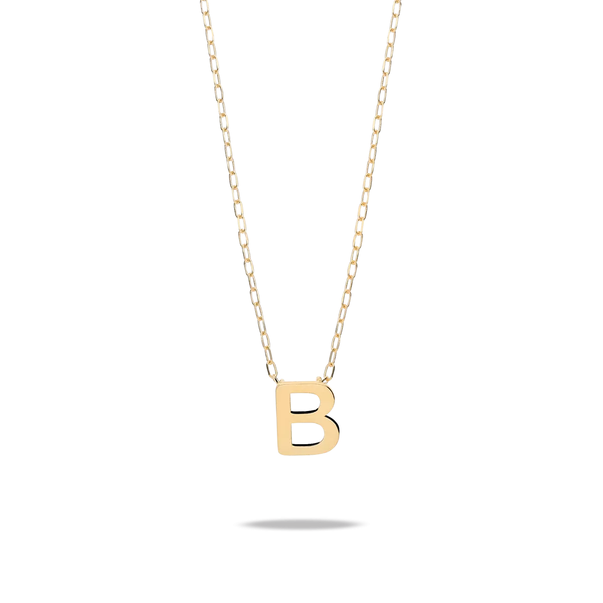 18k gold necklace MY LETTER