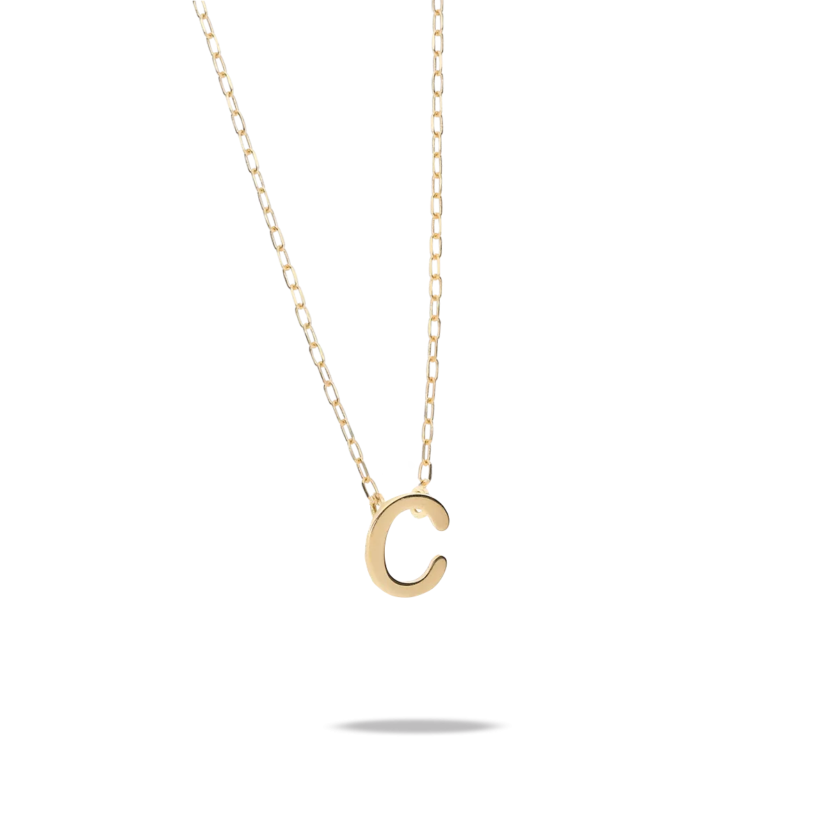 18k gold necklace MY LETTER