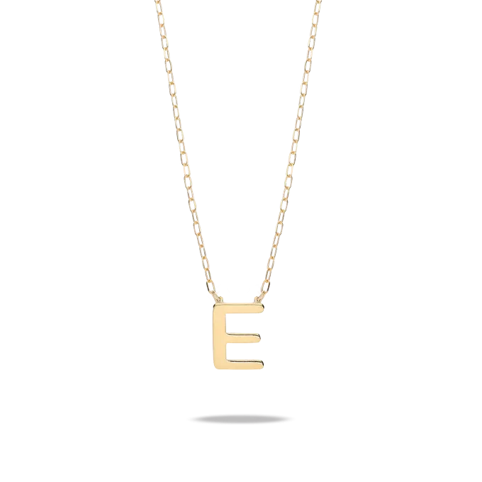 18k gold necklace MY LETTER