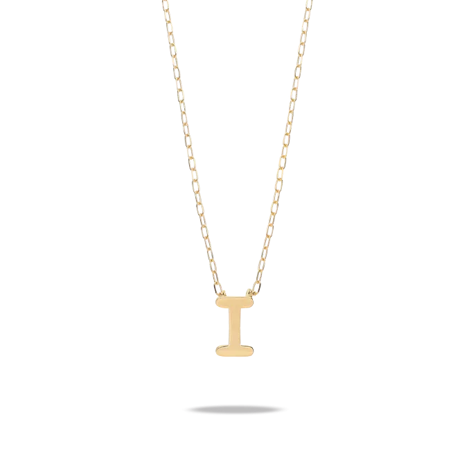 18k gold necklace MY LETTER