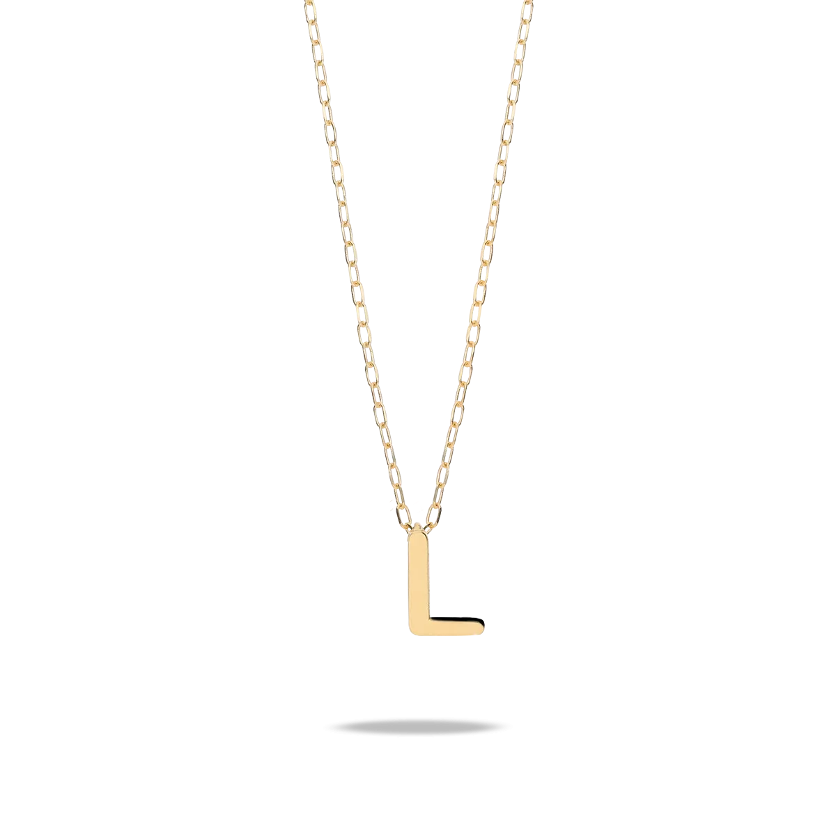 18k gold necklace MY LETTER