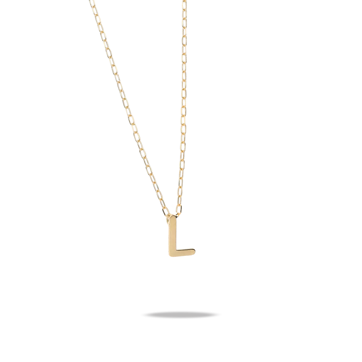 18k gold necklace MY LETTER