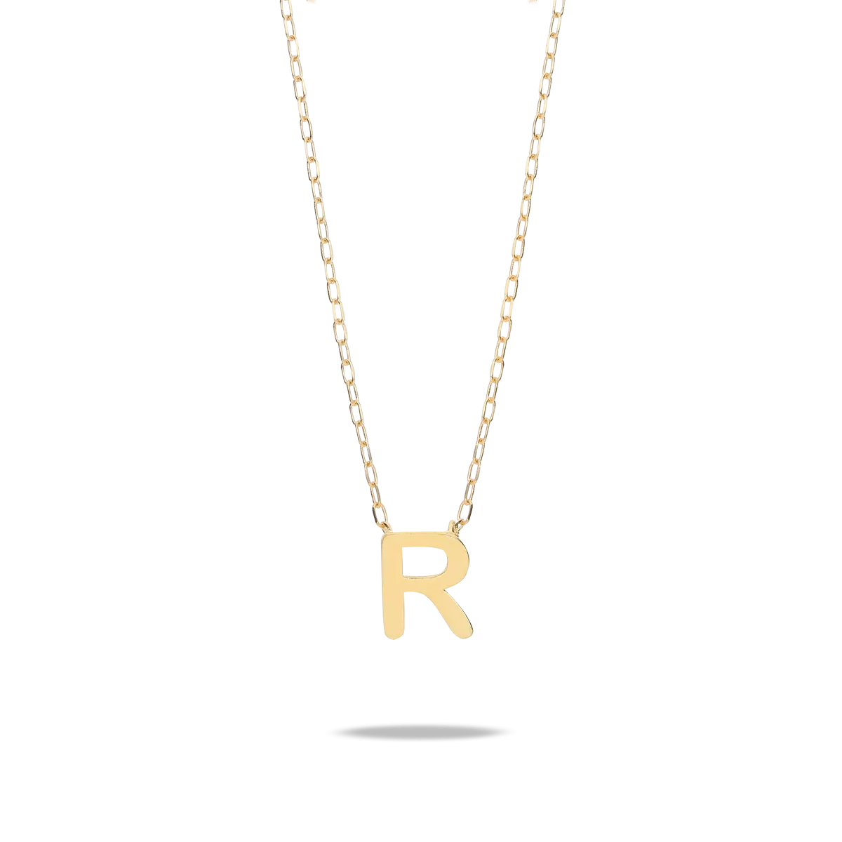 18k gold necklace MY LETTER