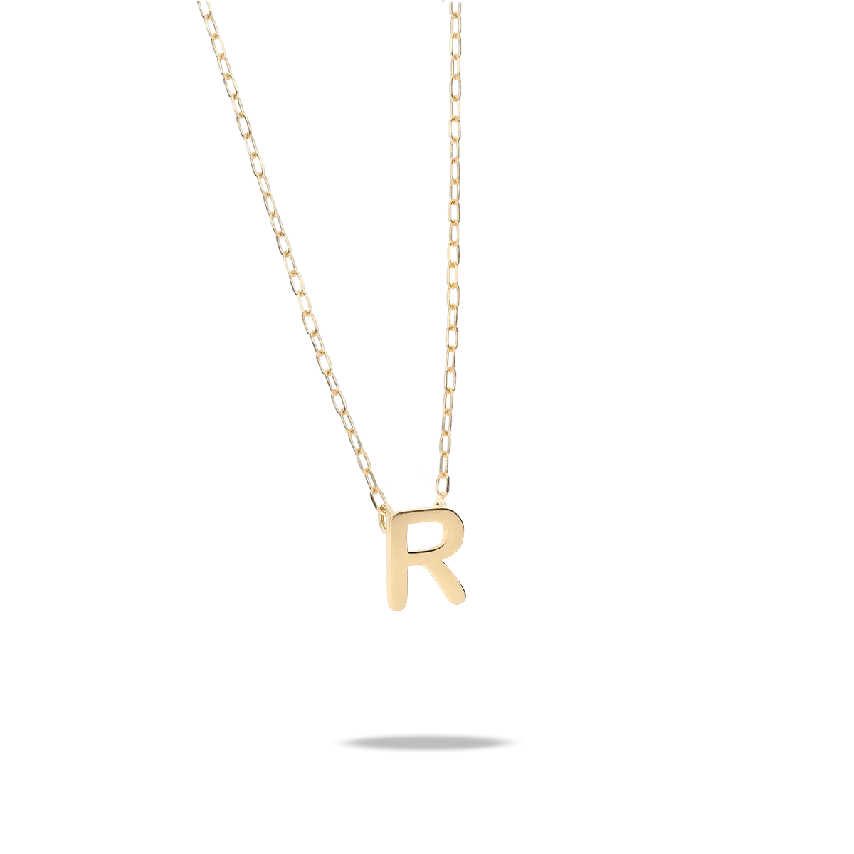 18k gold necklace MY LETTER