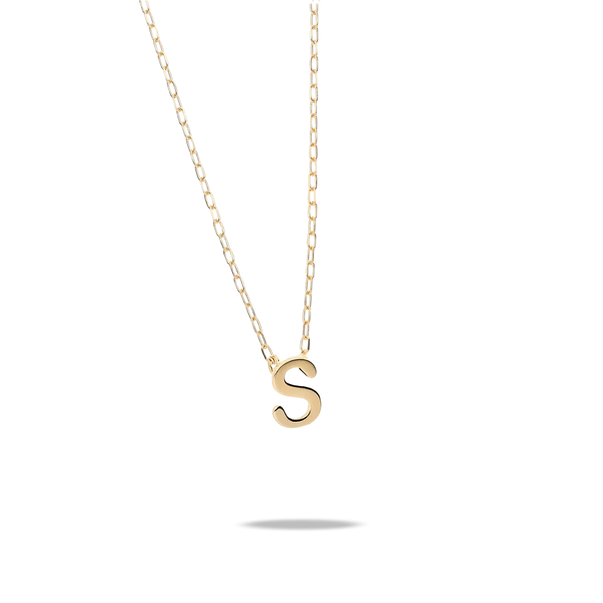 18k gold necklace MY LETTER