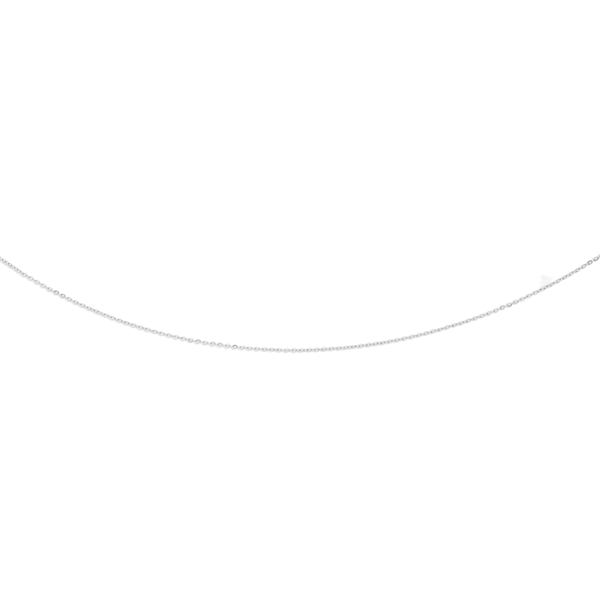 18k white gold chain