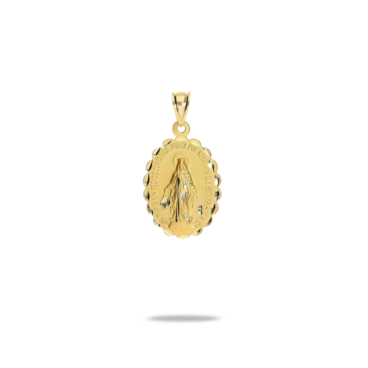 Medalla virgen milagrosa oro 18 quilates 25x18mm