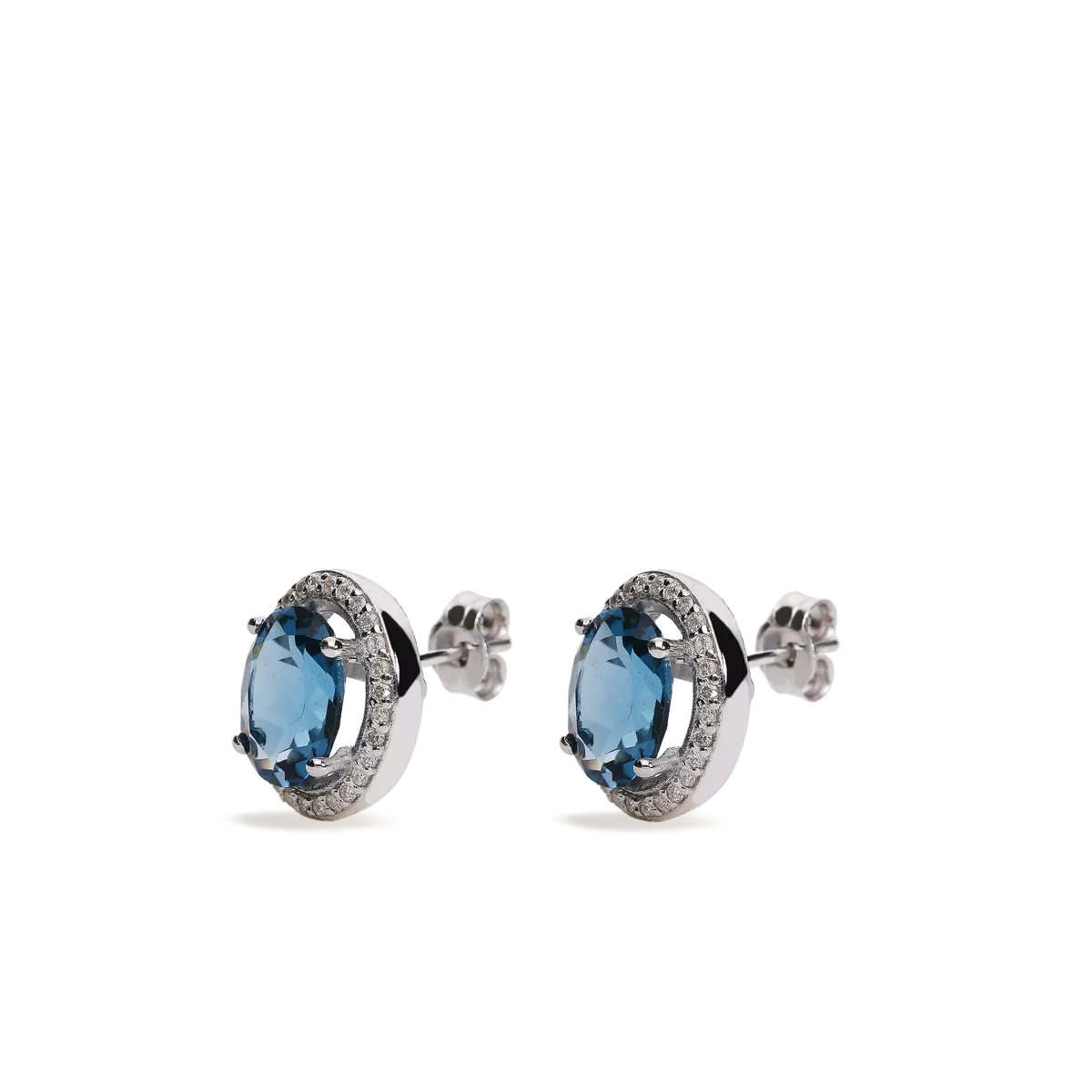 18k gold diamond earrings DEEP SEA