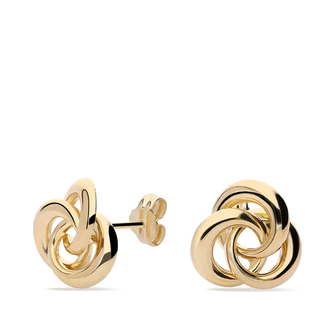 18k gold earrings