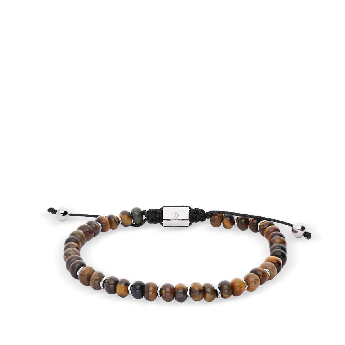 Pulsera hombre acero bolitas