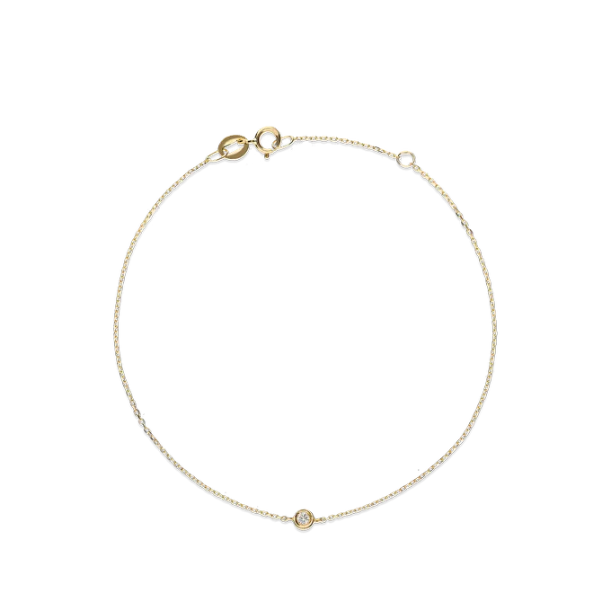 Pulsera diamante oro 18 quilates