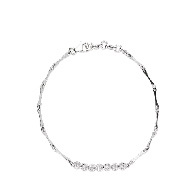 Pulsera diamante oro 18 quilates