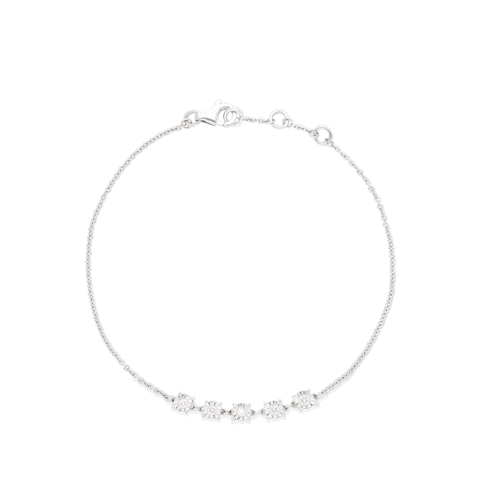 Pulsera diamante oro 18 quilates