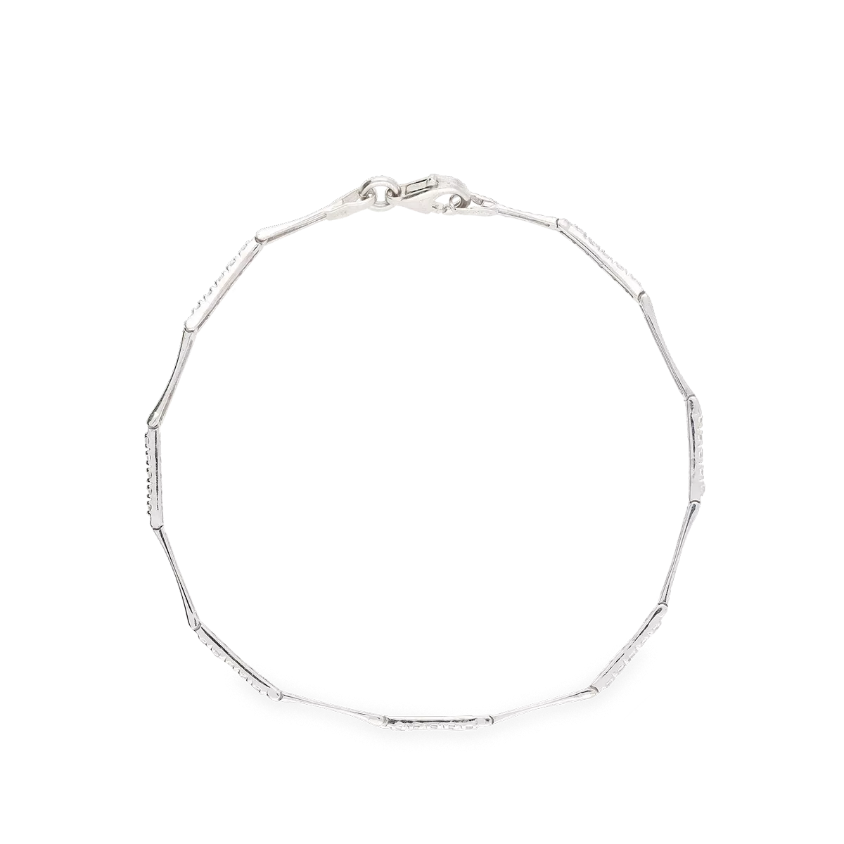 Pulsera oro blanco 18 quilates