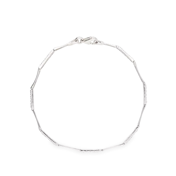 Pulsera oro blanco 18 quilates