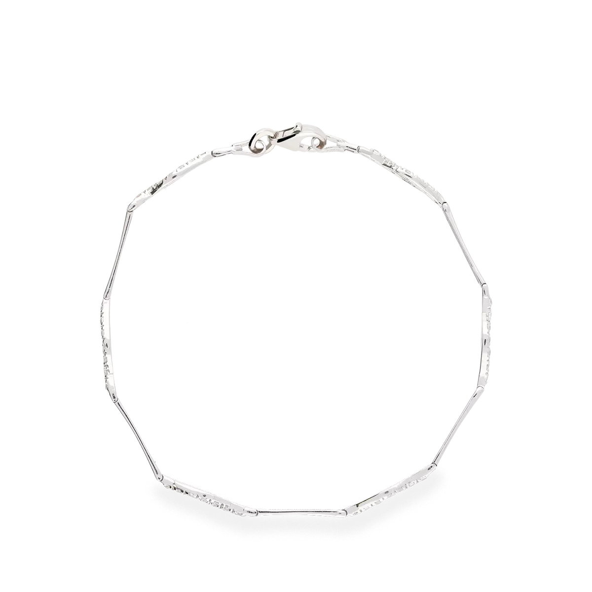 Pulsera oro blanco 18 quilates