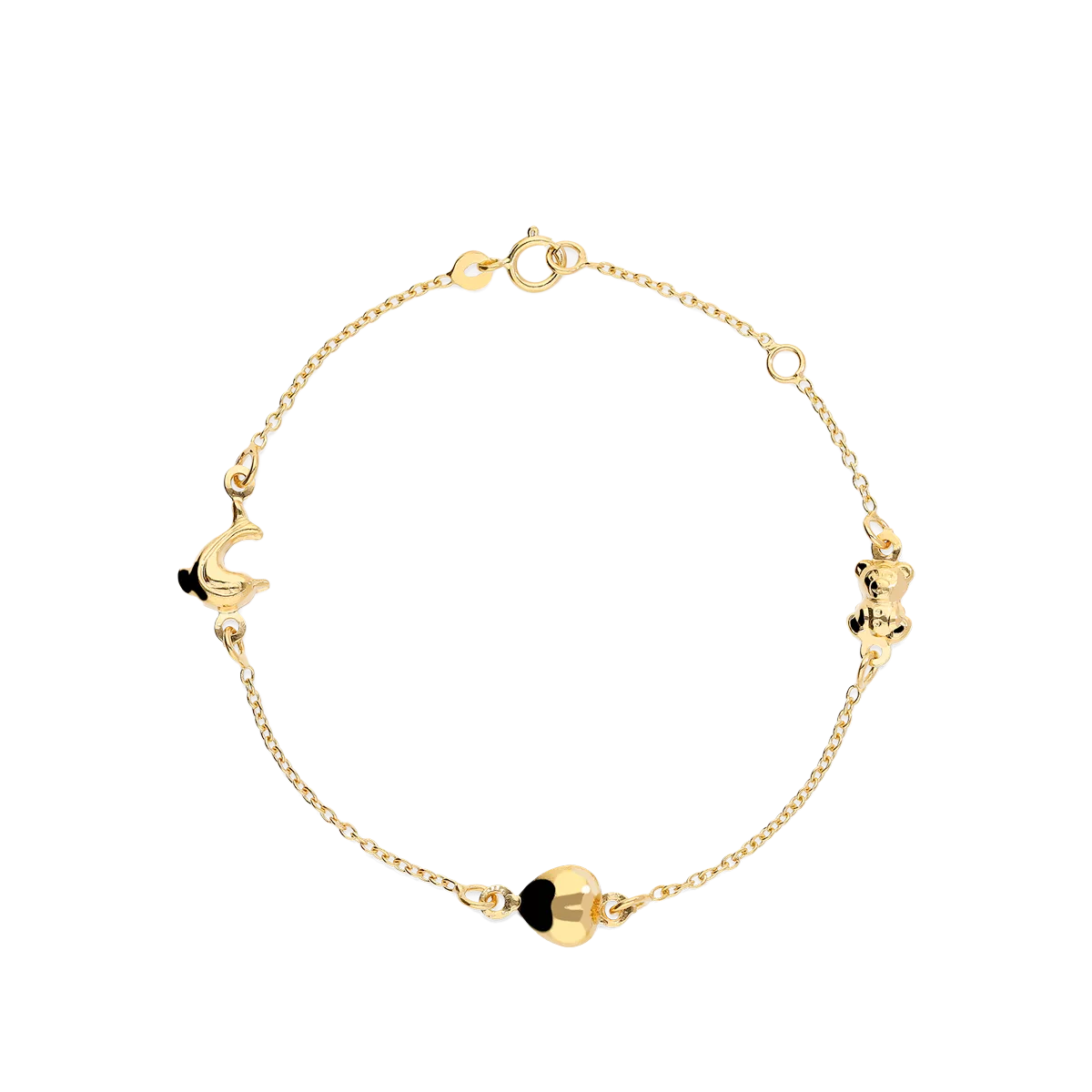 18k gold kids bracelet