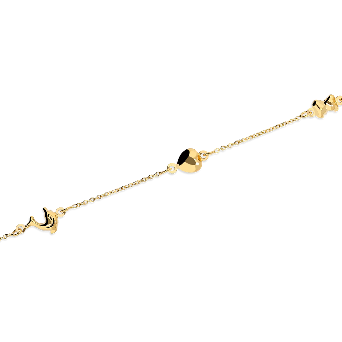 18k gold kids bracelet