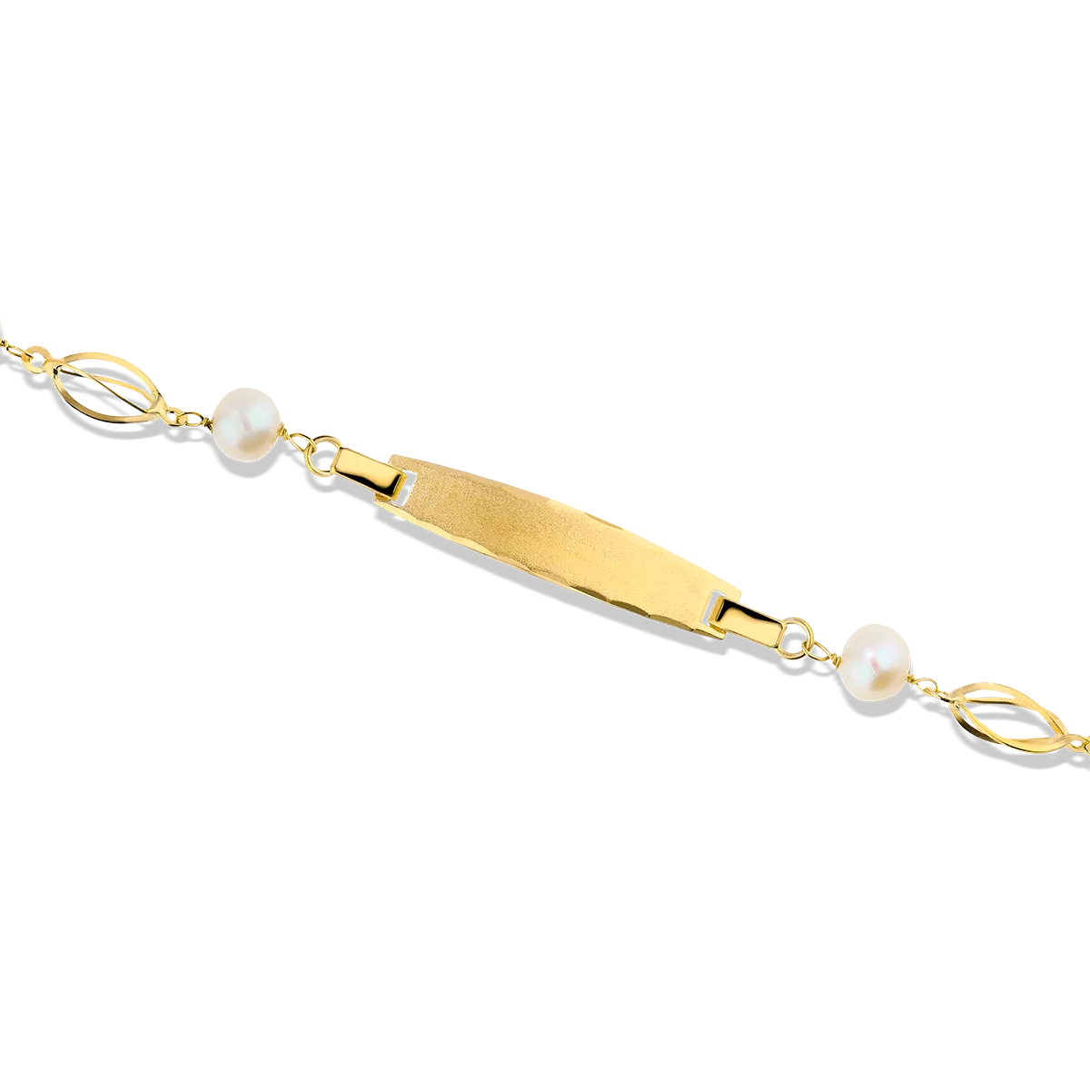 18k gold ID bracelet