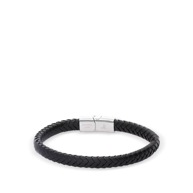 Pulsera hombre cuero trenzado