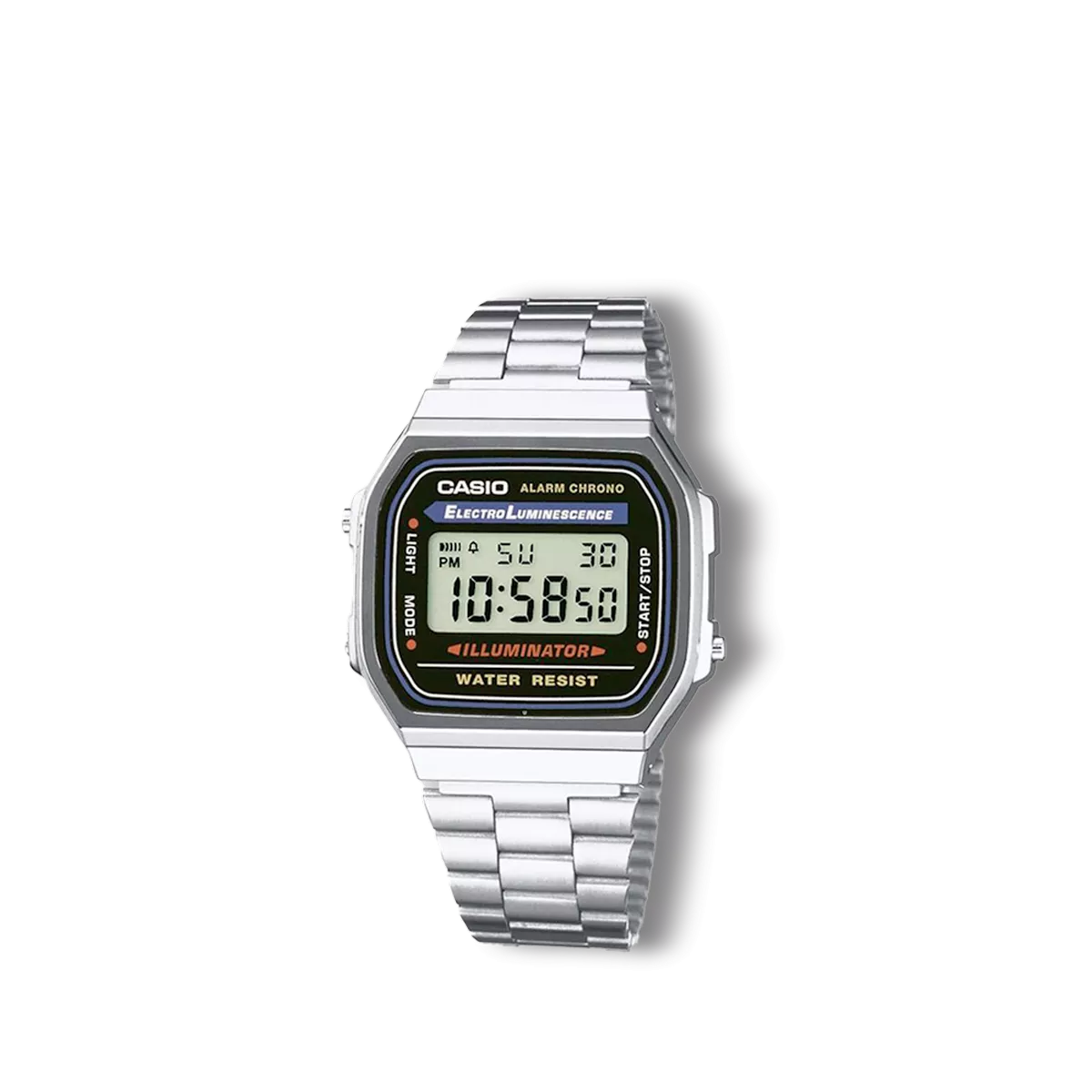 Reloj Casio Collection retro plateado