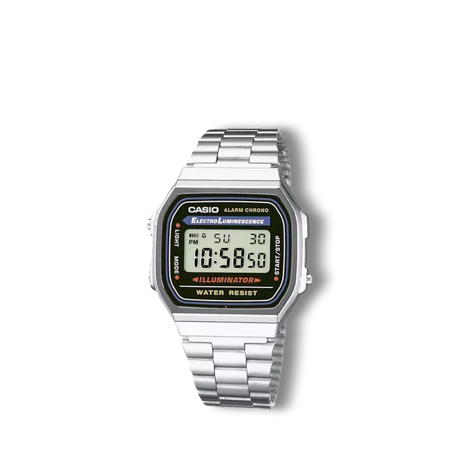 Reloj Casio Collection retro plateado