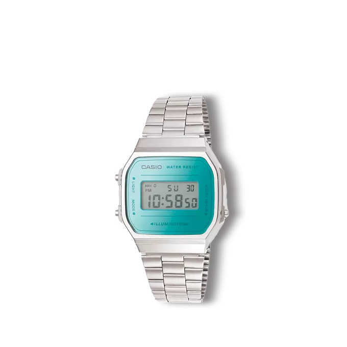 Reloj Casio Collection retro plateado