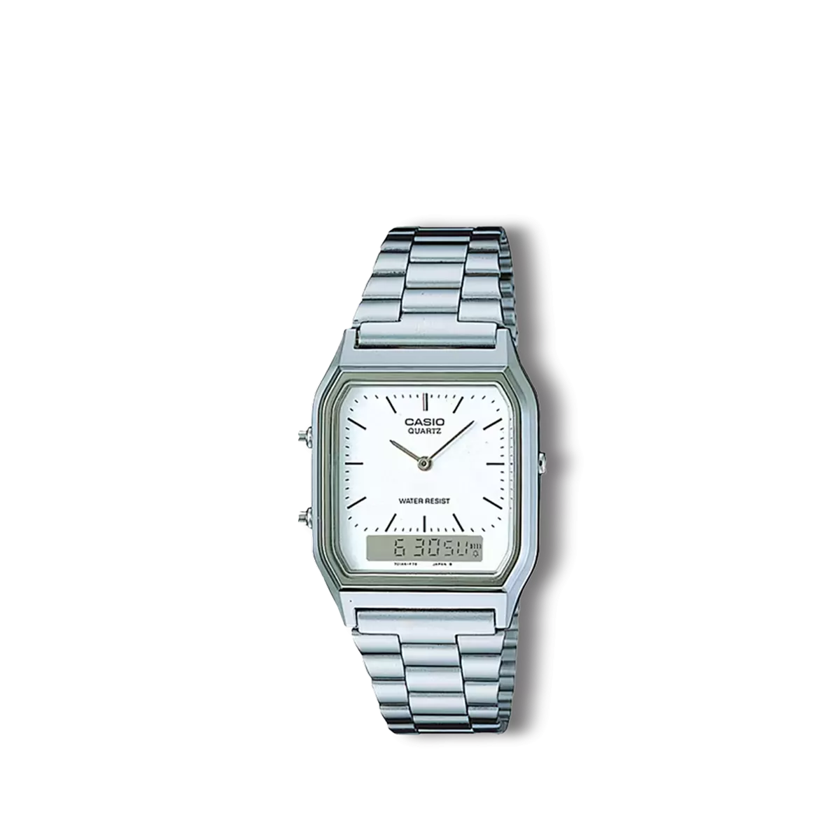 Reloj Casio Collection retro plateado