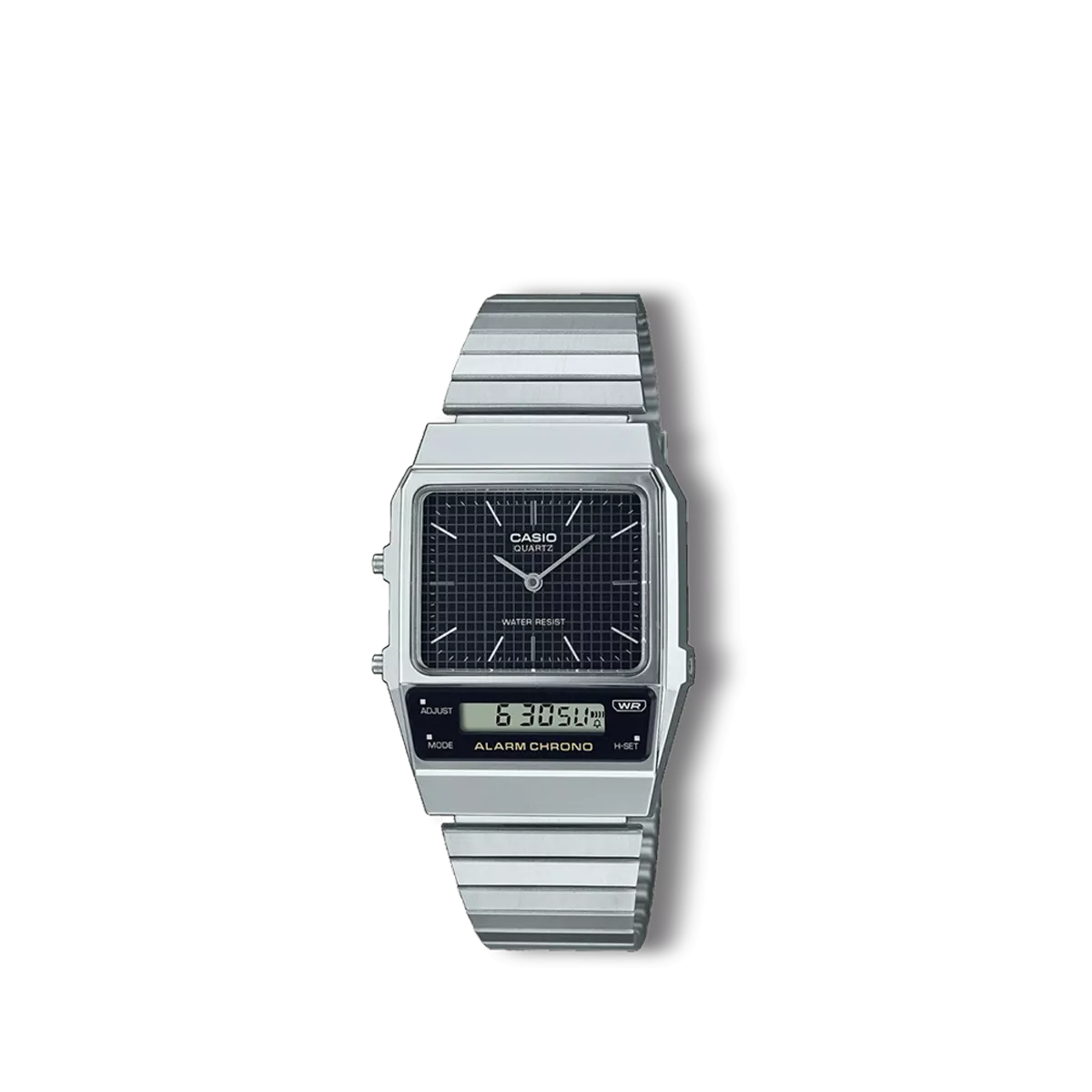 Reloj Casio Collection retro plateado