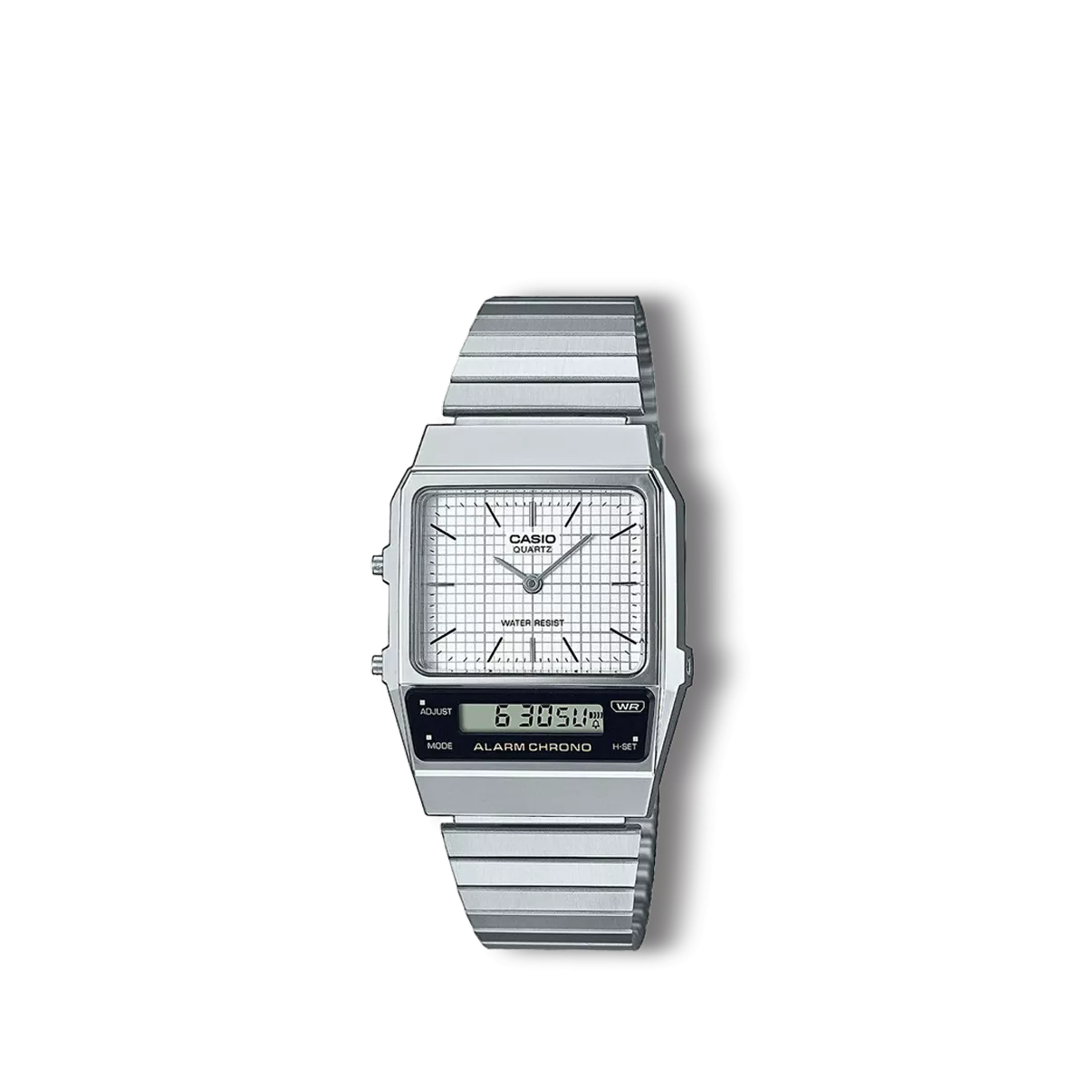 Reloj Casio Collection retro plateado