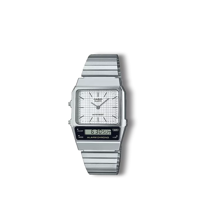 Reloj Casio Collection retro plateado