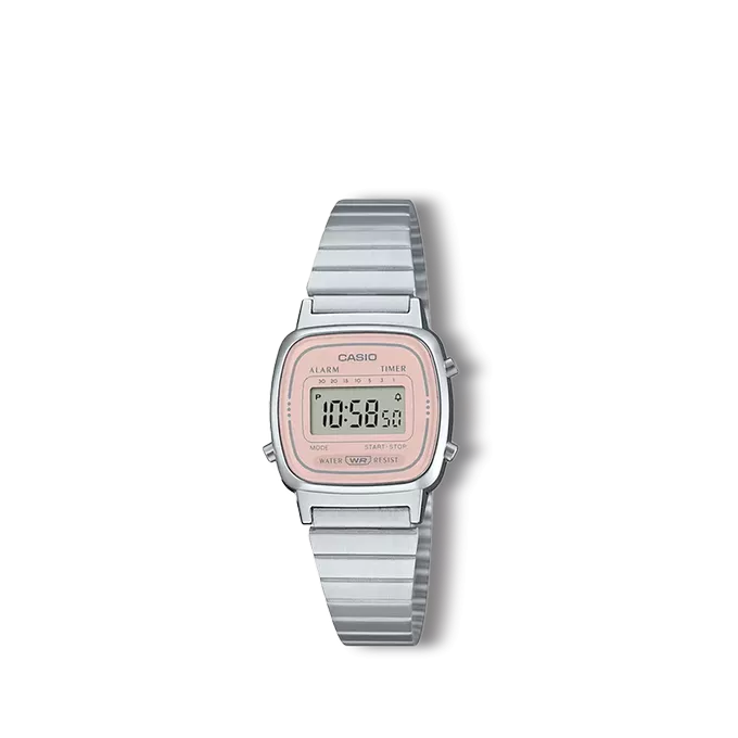 Reloj Casio Collection retro plateado