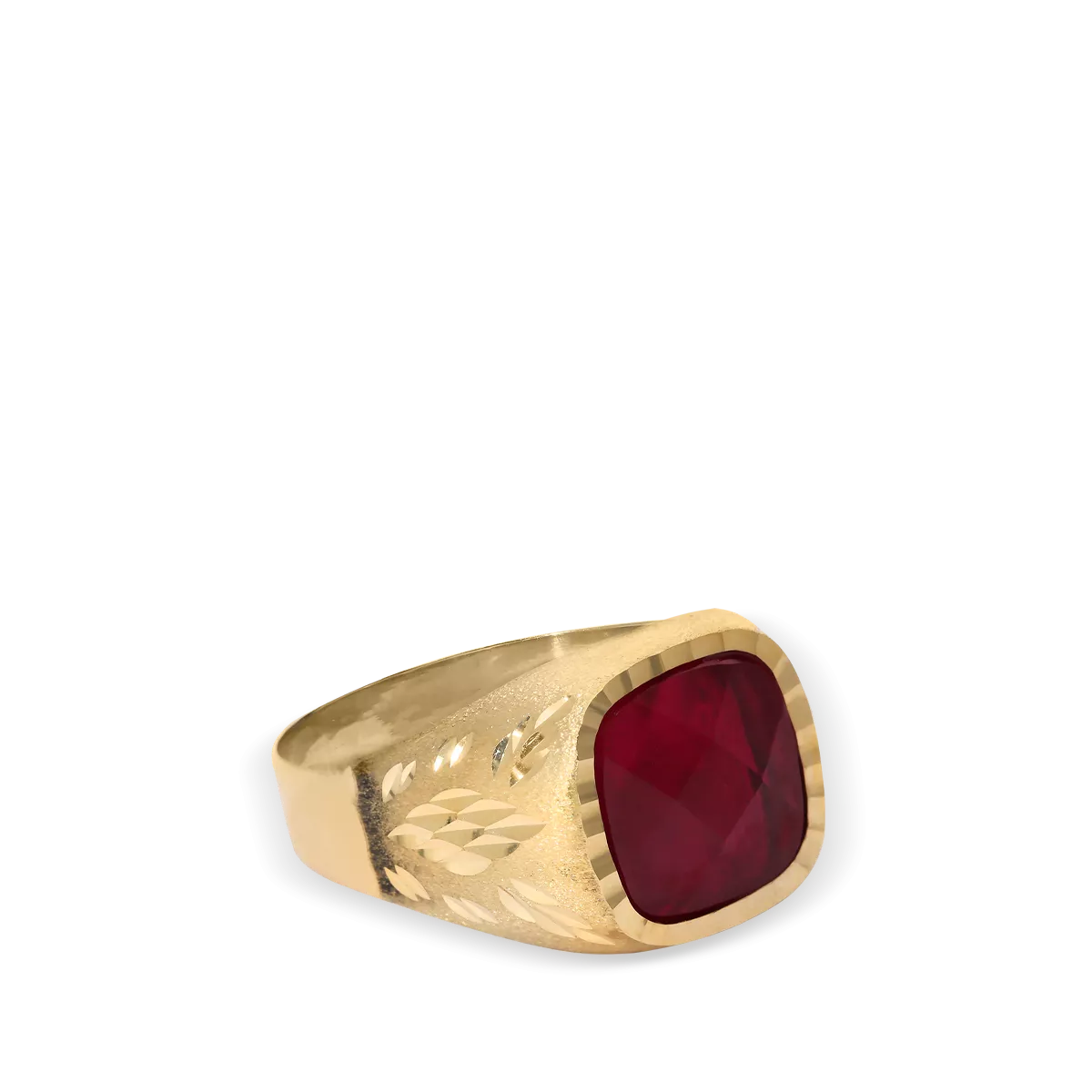 18k gold signet ring