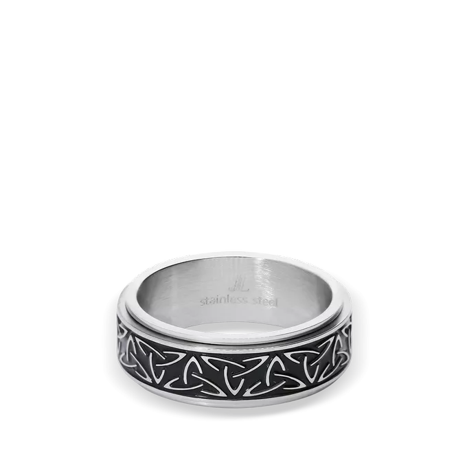 Men's two-tone ring