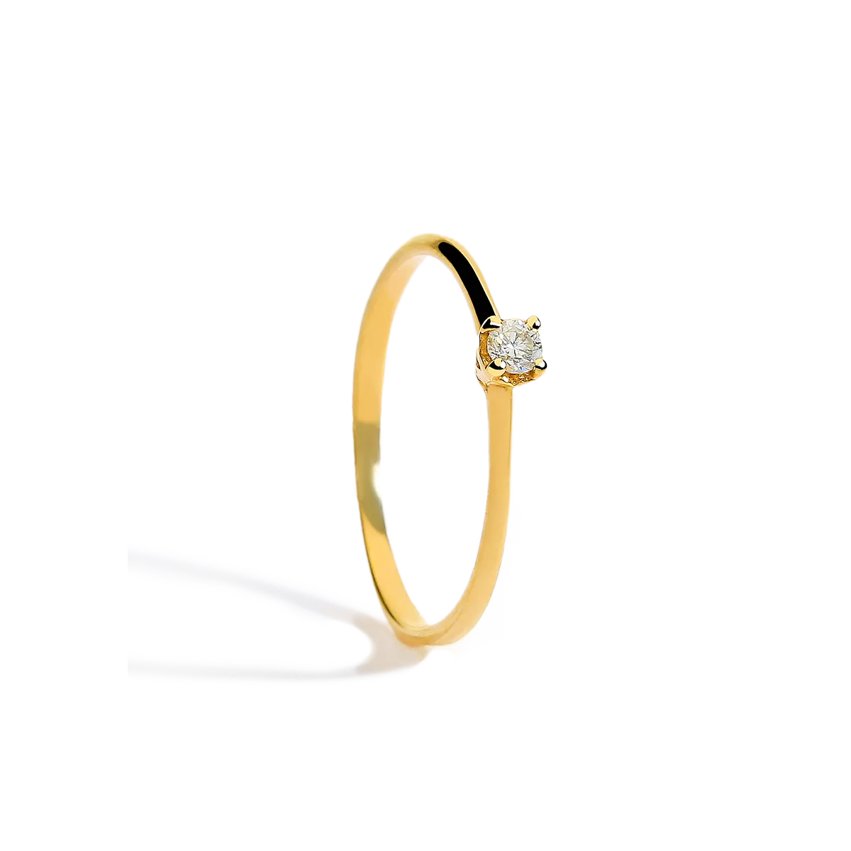 Anillo diamante oro 18 quilates