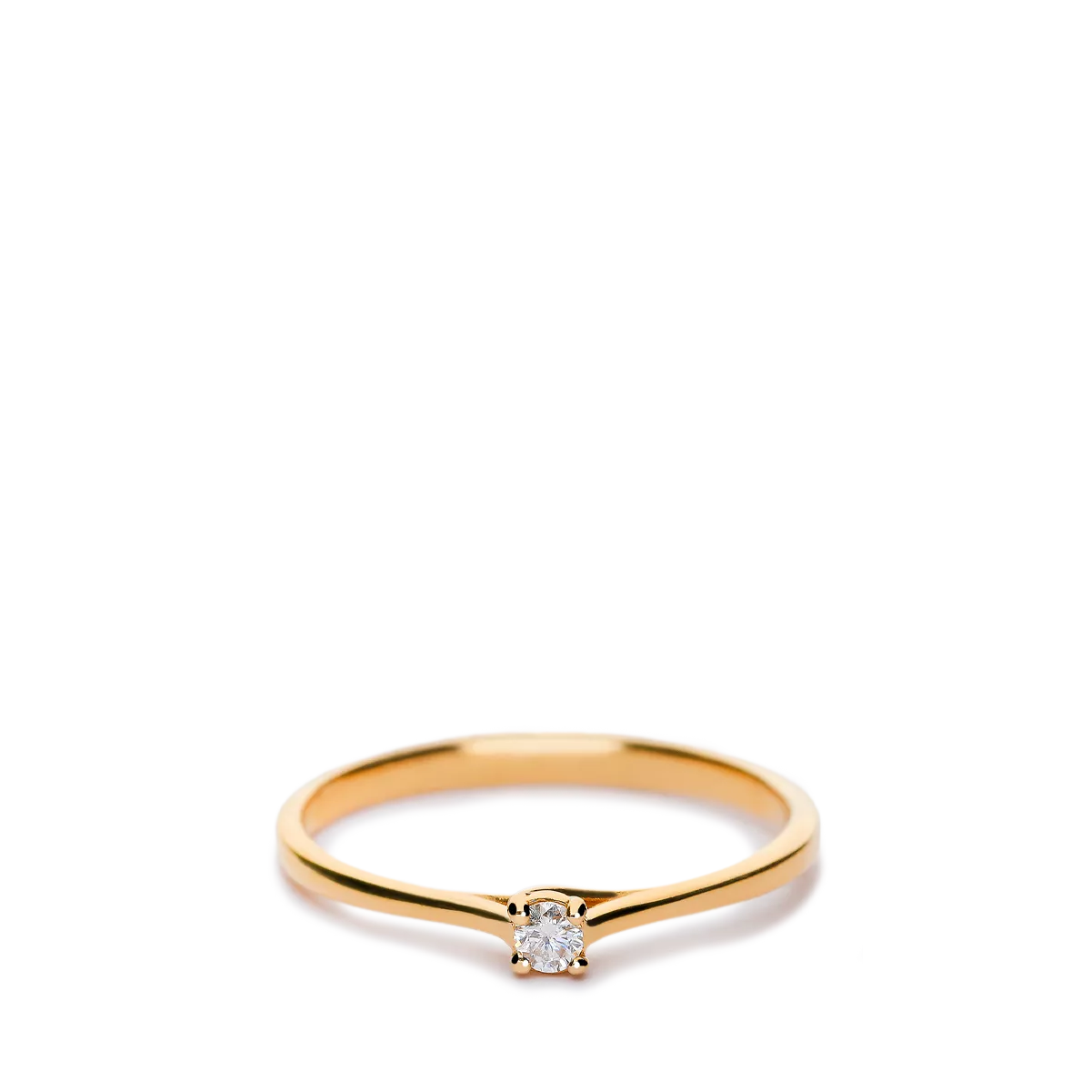 Anillo diamante oro 18 quilates