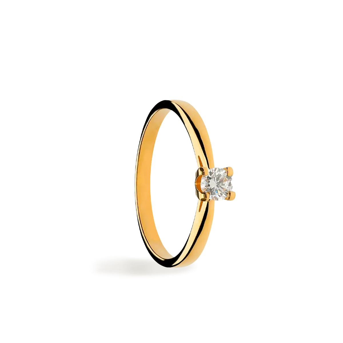18k gold diamond ring SUN