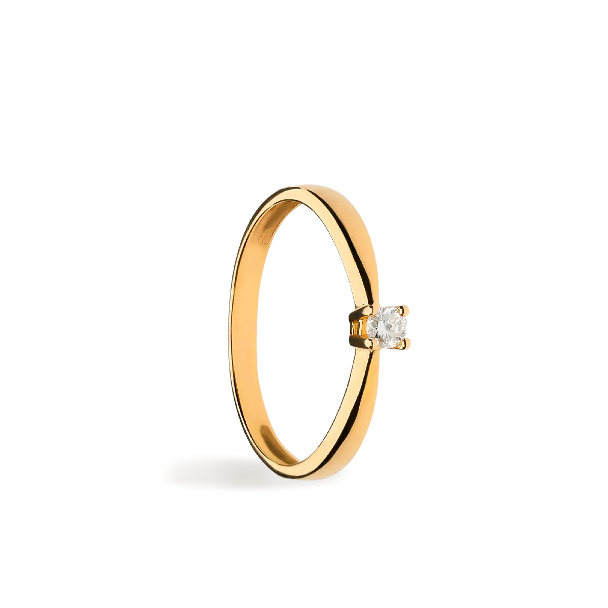 Anillo diamante oro 18 quilates