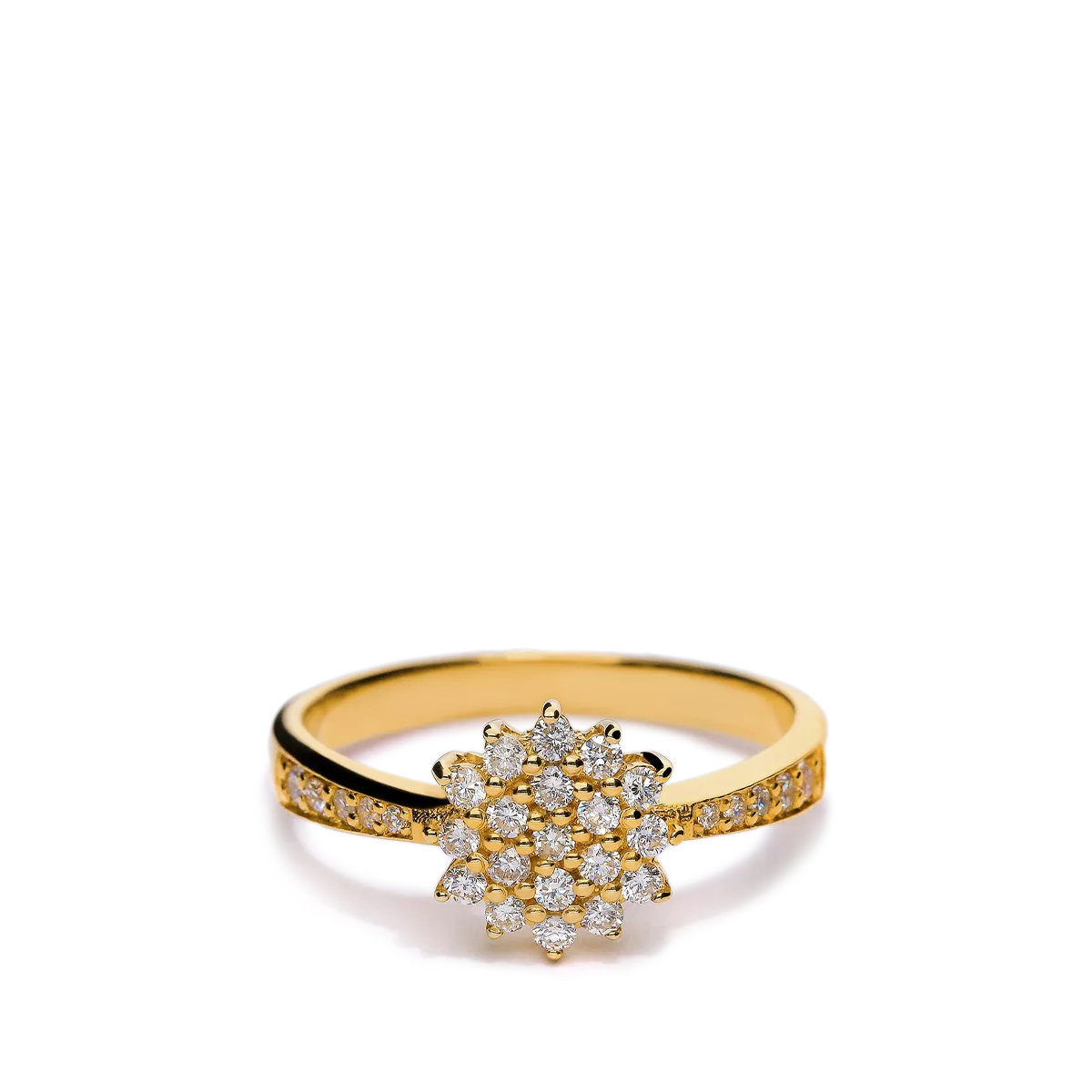 18k gold diamond ring