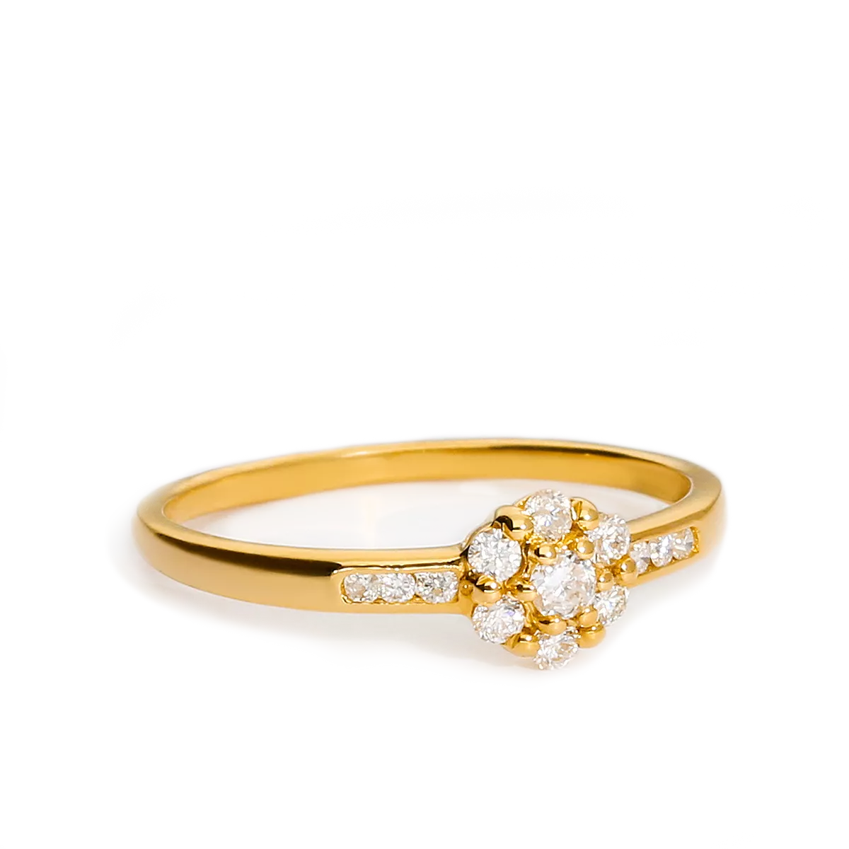 18k gold diamond ring