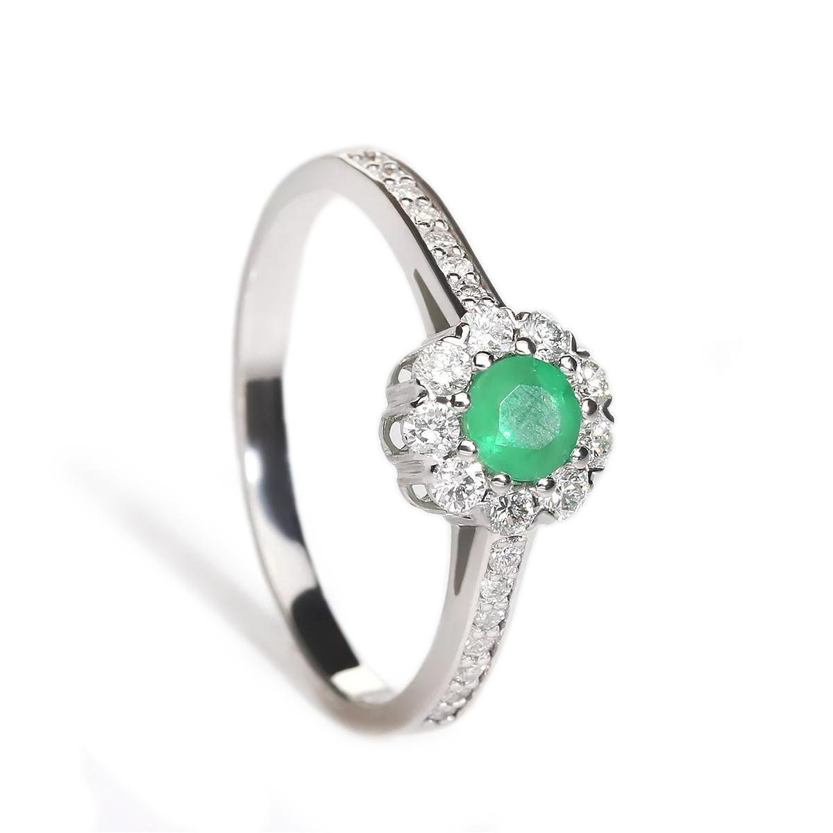 Anillo diamante natural oro 18 quilates FOREST