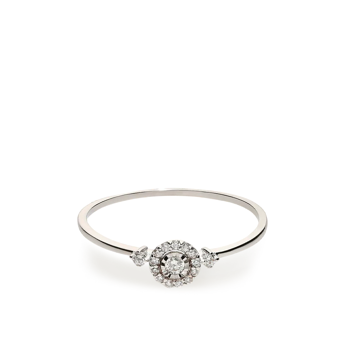 18k gold diamond ring