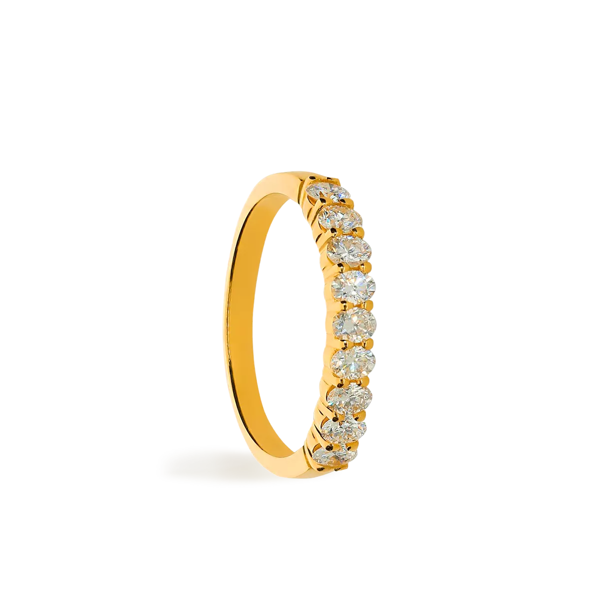 Anillo diamante natural oro 18 quilates STARS