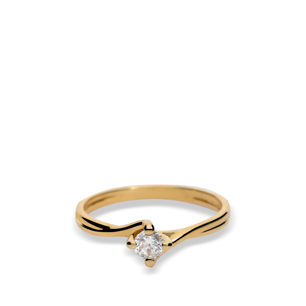 Anillo diamante oro 18 quilates