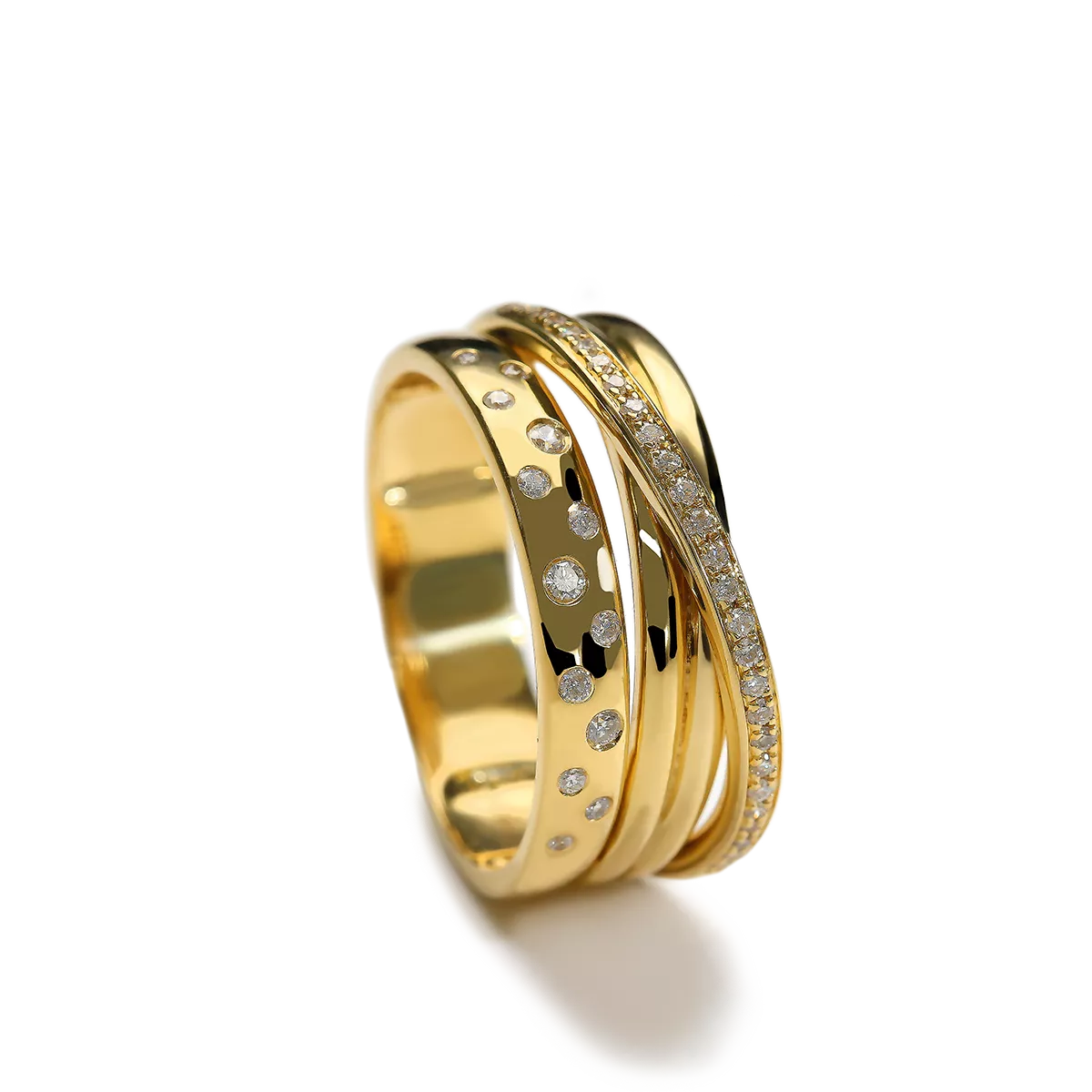 Anillo diamante oro 18 quilates